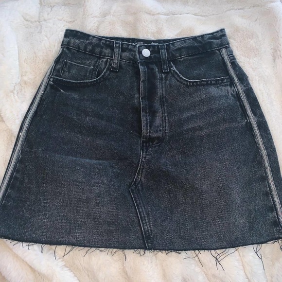 new with tags - denim skirt with rhinestones - Picture 1 of 4